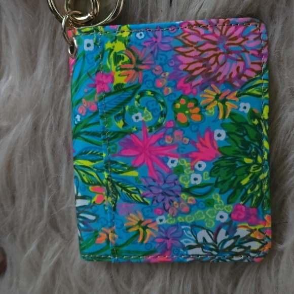 Lilly Pulitzer NWT Snap ID Card Case Walking On Sunshine - Picture 5 of 9